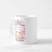 Mello het Mochi Konijn Koffiemok (Voorkant links)