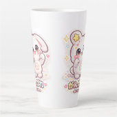 Mello the Mochi Bunny - Do your best!  Latte Mok (Voorkant)