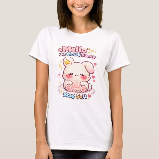 Mello the Mochi Bunny T-shirt (Voorkant)