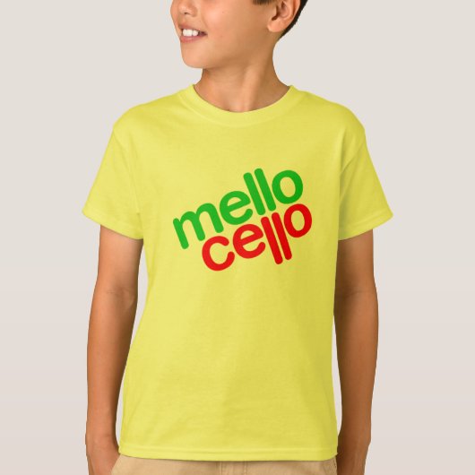 mellocello (kinderen) t-shirt (Voorkant)
