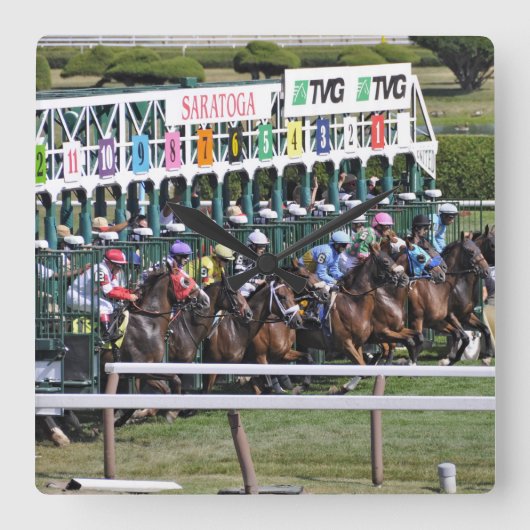 Mellon Turf Vierkante Klok (Voorkant)