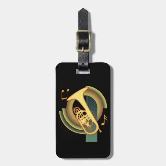 Mellophone Bagagelabel (Voorkant verticaal)