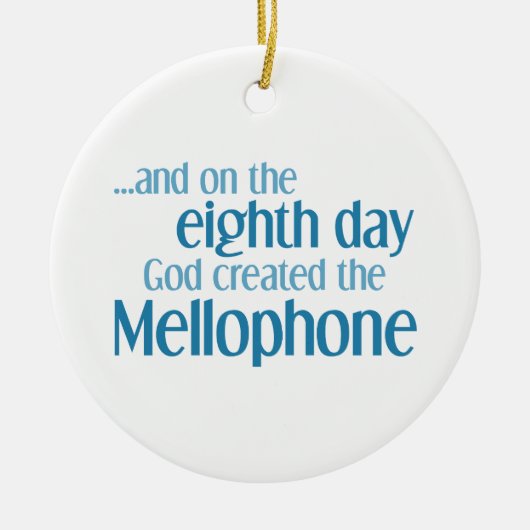 Mellophone Creation Keramisch Ornament (Voorkant)
