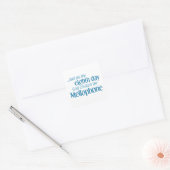 Mellophone Creation Vierkante Sticker (Envelop)