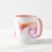 Mellophone / Horn / French Horn / Eb Horn Mok (Voorkant rechts)