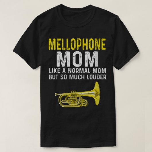 Mellophone Mam Marching Band VNeck T-shirt (Design voorkant)