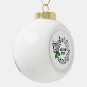 Mellophone Marching Band Kerst Ornament (Links)