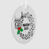 Mellophone Marching Band Kerst Ornament (voorkant)