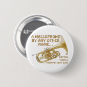 Mellophone, ongeacht de naam ronde button 5,7 cm (Voorkant /achterkant)