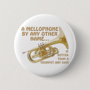 Mellophone, ongeacht de naam ronde button 5,7 cm