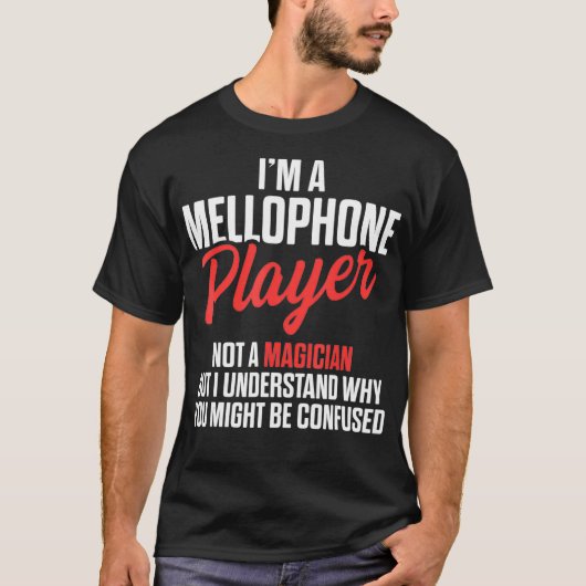 Mellophone Player Magicien Mellophonist T-shirt (Voorkant)