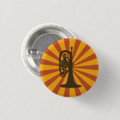 Mellophone Starburst Button (Voorkant /achterkant)