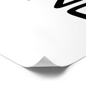 Mellophone voelt de muziek poster (Hoek)