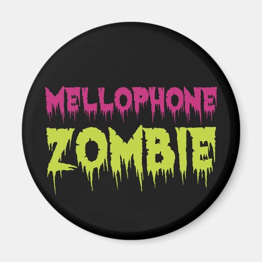 Mellophone Zombie Magneet (Voorkant)