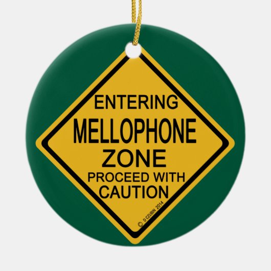 Mellophone Zone invoeren Keramisch Ornament (Voorkant)