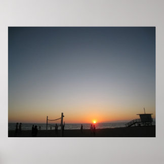 Mellow bij Beach Poster