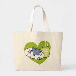 Mellow Cat grote boodschappentas Tote Bag