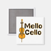 Mellow Cello Magneet (Voorkant / Achterkant)