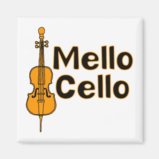 Mellow Cello Magneet (Voorkant)