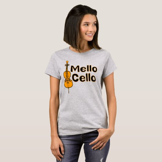 Mellow Cello T-shirt (Voorkant volledig)