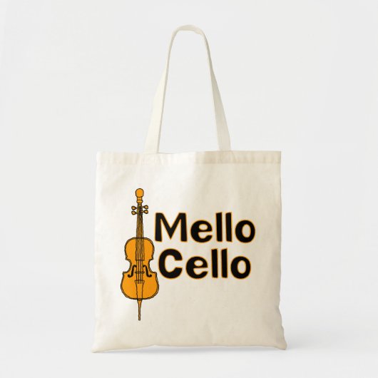 Mellow Cello Tote Bag (Voorkant)