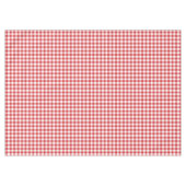 Mellow Classic Gingham - red white check plaid. Tafelkleed (Voorkant (Horizontaal))