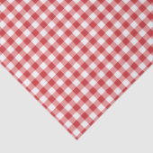 Mellow Classic Gingham - red white check plaid. Tissuepapier (Detail)