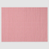 Mellow Classic Gingham - red white check plaid. Tissuepapier (Voorkant)