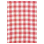 Mellow Classic Gingham - rood wit geruit. Tafelkleed (Voorkant)