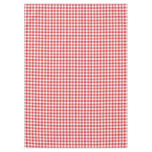 Mellow Classic Gingham - rood wit geruit. Tafelkleed (Voorkant)