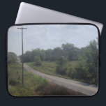 Mellow Country Road Laptop Sleeve<br><div class="desc">It's good to hit the open road, out in the country.</div>