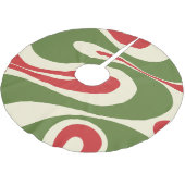 Mellow Flow Trippy Abstract kerstpatroon Kerstboom Rok (Gekanteld)