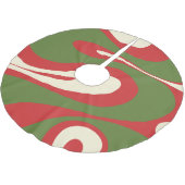 Mellow Flow Trippy Abstract kerstpatroon Kerstboom Rok (Gekanteld)