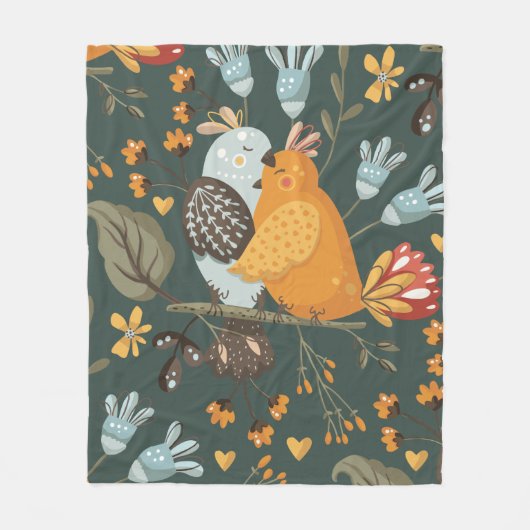 Mellow geluk Fleece Blanket Deken (Voorkant)
