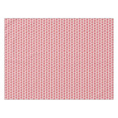 Mellow Geo Flowers - Christmas red on white decor. Tafelkleed (Voorkant (Horizontaal))