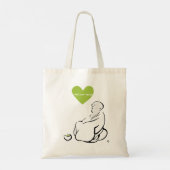 Mellow Monk Nieuwe Schoudertas Tote Bag (Achterkant)