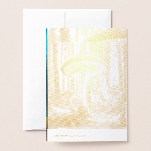 Mellow Mushroom Folie Kaart (Met envelop)