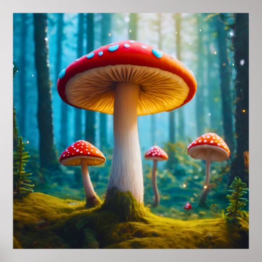 Mellow Mushroom Poster (Voorkant)