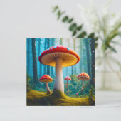 Mellow Mushroom Uitnodiging (Staand voorkant)