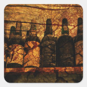 Mellow Oak Vierkante Sticker (Voorkant)