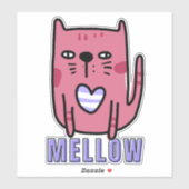Mellow. Ontdek de vele vormen van de kat Sticker (Vel)