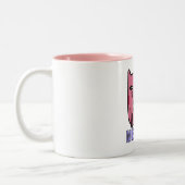 Mellow. Ontdek de vele vormen van de kat Tweekleurige Koffiemok (Links)