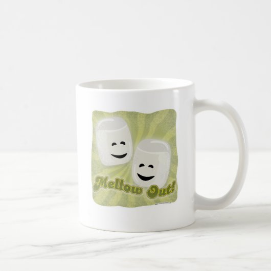 Mellow Out Fun Marshmallow Cartoon Joy Koffiemok (Rechts)
