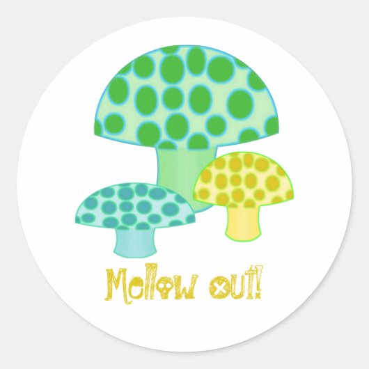 Mellow-out Sticker (Voorkant)