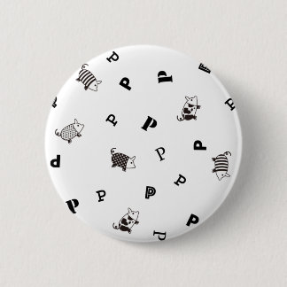 Mellow Pig 缶バッジ Ronde Button 5,7 Cm