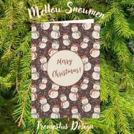 Mellow Snowmen - Vrolijk Kerstfeest! bewerkbaar ro Feestdagen Kaart