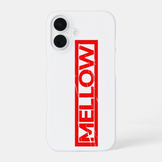 Mellow Stamp iPhone 16 Hoesje (Achterkant)