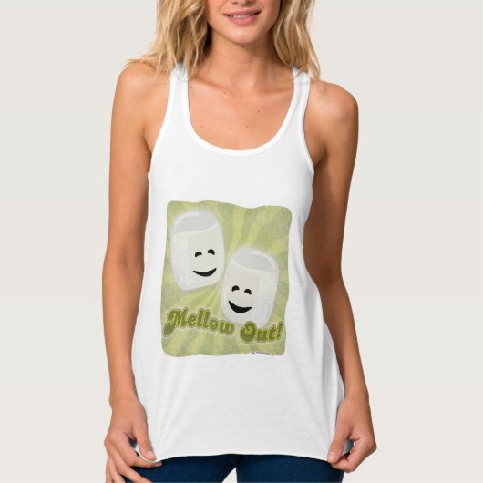 Mellow uit! tanktop (Voorkant)