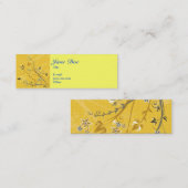 Mellow Yellow Calling Card - Gepersonaliseerd Contactkaartje (Voorkant / Achterkant)