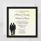 Mellow Yellow Gay Weddenschap Kaart (Voorkant)